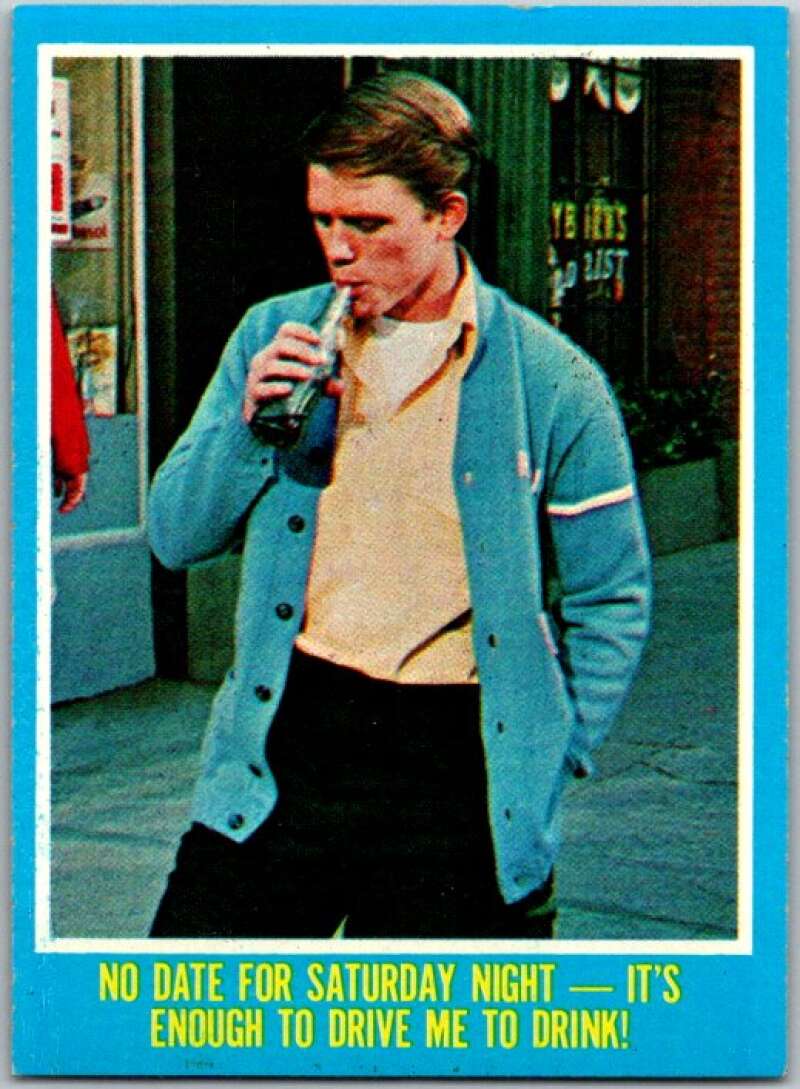 1982 Topps Happy Days #30 No Date for Saturday Night  V35903