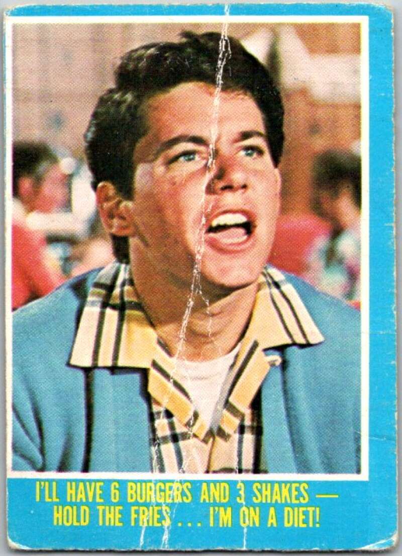 1979 Topps Happy Days #37 I'll Have 6 Burgers and 3 Shakes  V35929