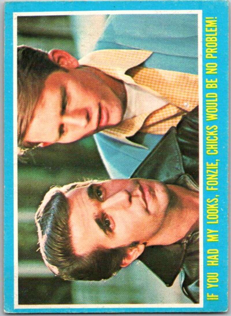1976 Topps Happy Days #42 If You Had My Looks  V35945