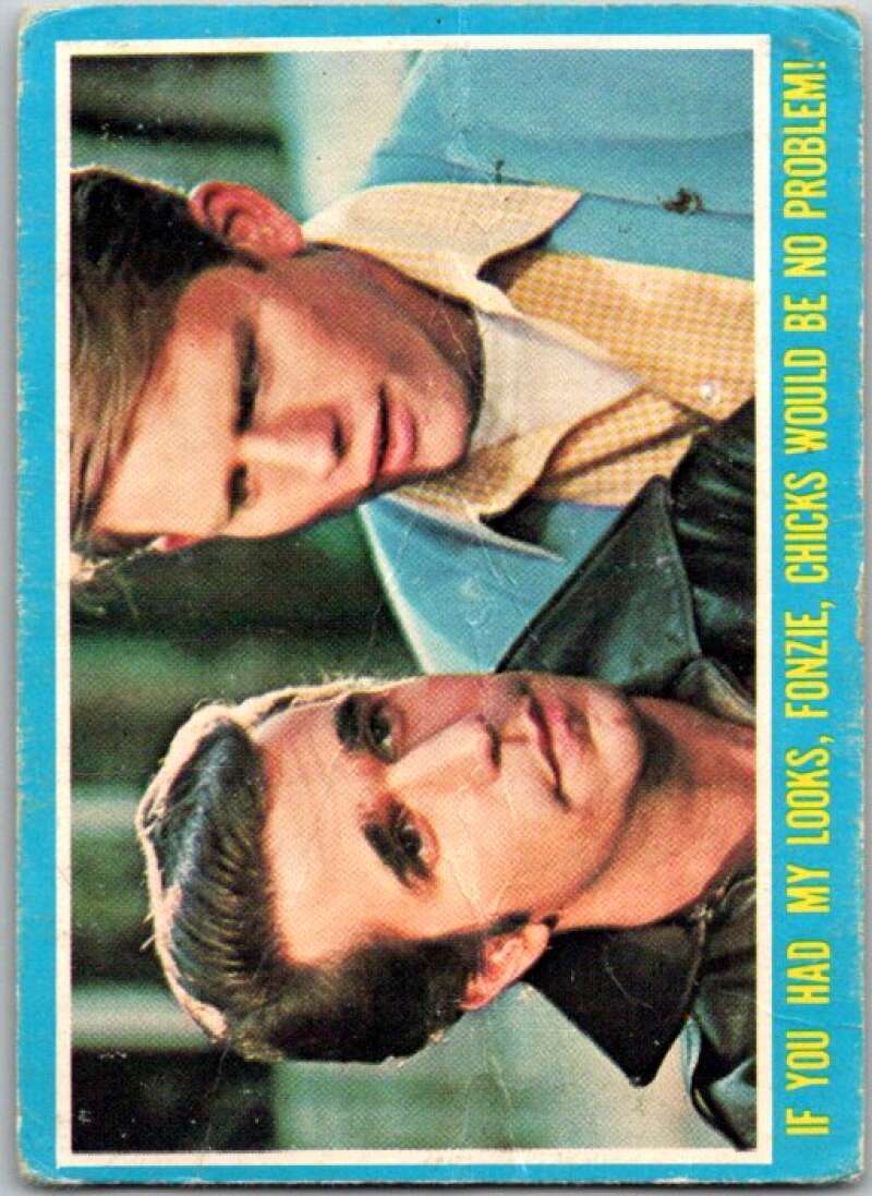 1977 Topps Happy Days #42 If You Had My Looks  V35946