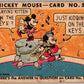 1935 O-Pee-Chee Mickey Mouse V303 #52 Playing kitten on the keys  V35951