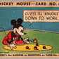 1935 O-Pee-Chee Mickey Mouse V303 #65 Guess I'll knuckle down to work  V35958