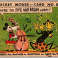 1935 O-Pee-Chee Mickey Mouse V303 #84 We're the Fire and Brum Corps  V35965