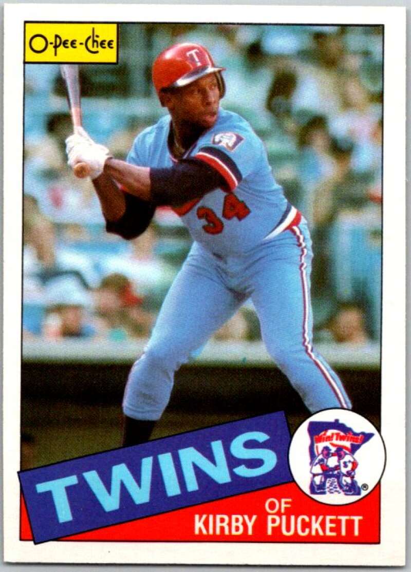 1985 O-Pee-Chee #10 Kirby Puckett  Minnesota Twins  V35988