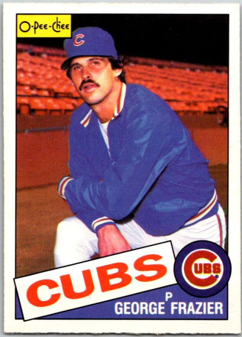 1985 O-Pee-Chee #19 George Frazier  Chicago Cubs  V35992