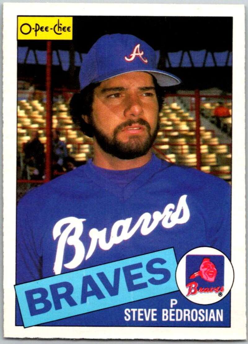 1985 O-Pee-Chee #25 Steve Bedrosian  Atlanta Braves  V35995