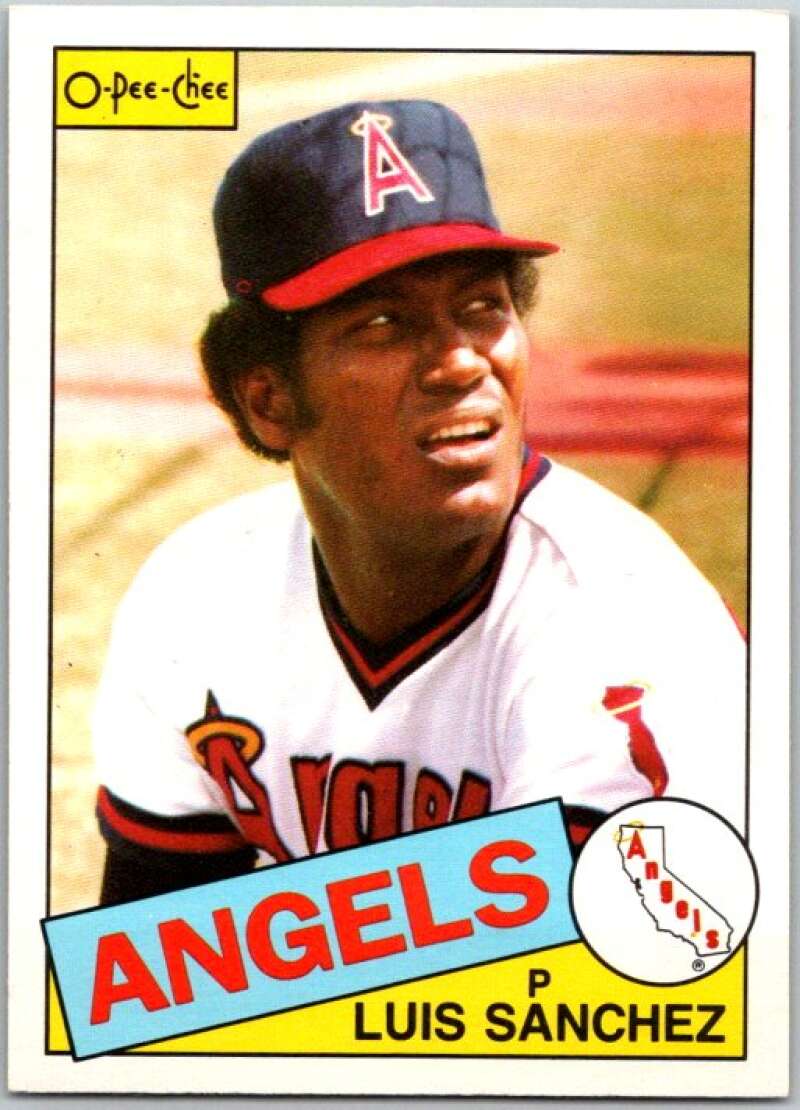 1985 O-Pee-Chee #42 Luis Sanchez  California Angels  V36001