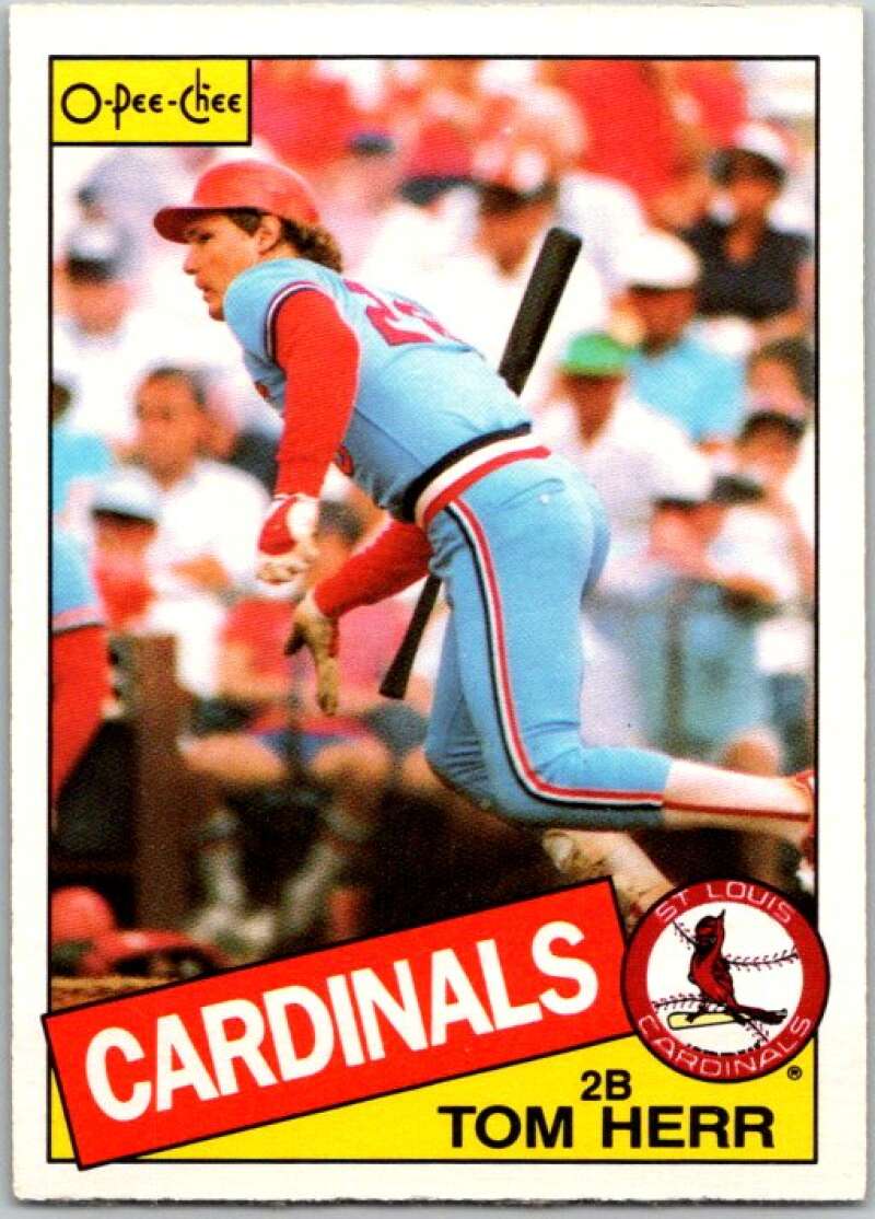 1985 O-Pee-Chee #113 Tom Herr  St. Louis Cardinals  V36026