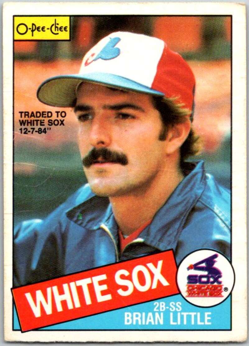 1985 O-Pee-Chee #257 Bryan Little  Chicago White Sox  V36079