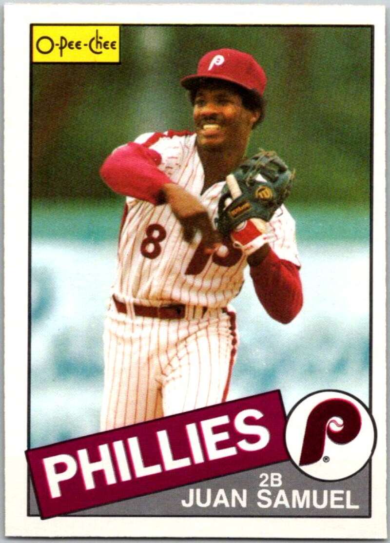 1985 O-Pee-Chee #265 Juan Samuel  Philadelphia Phillies  V36084