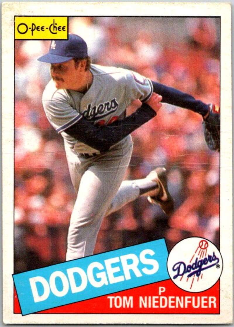 1985 O-Pee-Chee #281 Tom Niedenfuer  Los Angeles Dodgers  V36093