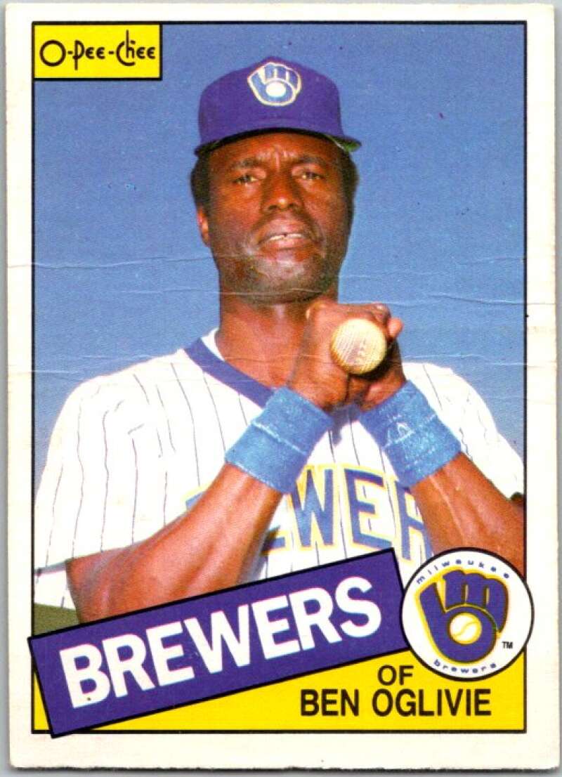 1985 O-Pee-Chee #332 Ben Oglivie  Milwaukee Brewers  V36110