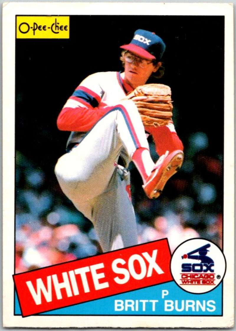 1985 O-Pee-Chee #338 Britt Burns  Chicago White Sox  V36112