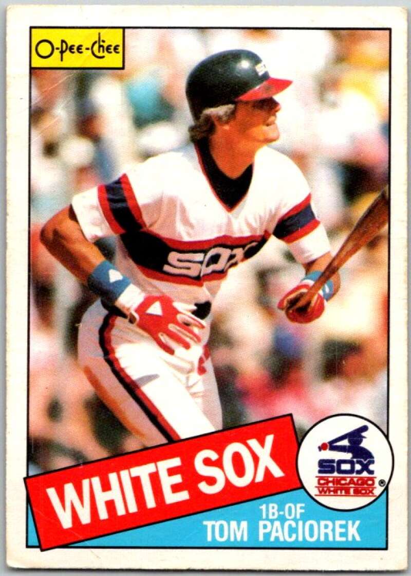 1985 O-Pee-Chee #381 Tom Paciorek  Chicago White Sox  V36135