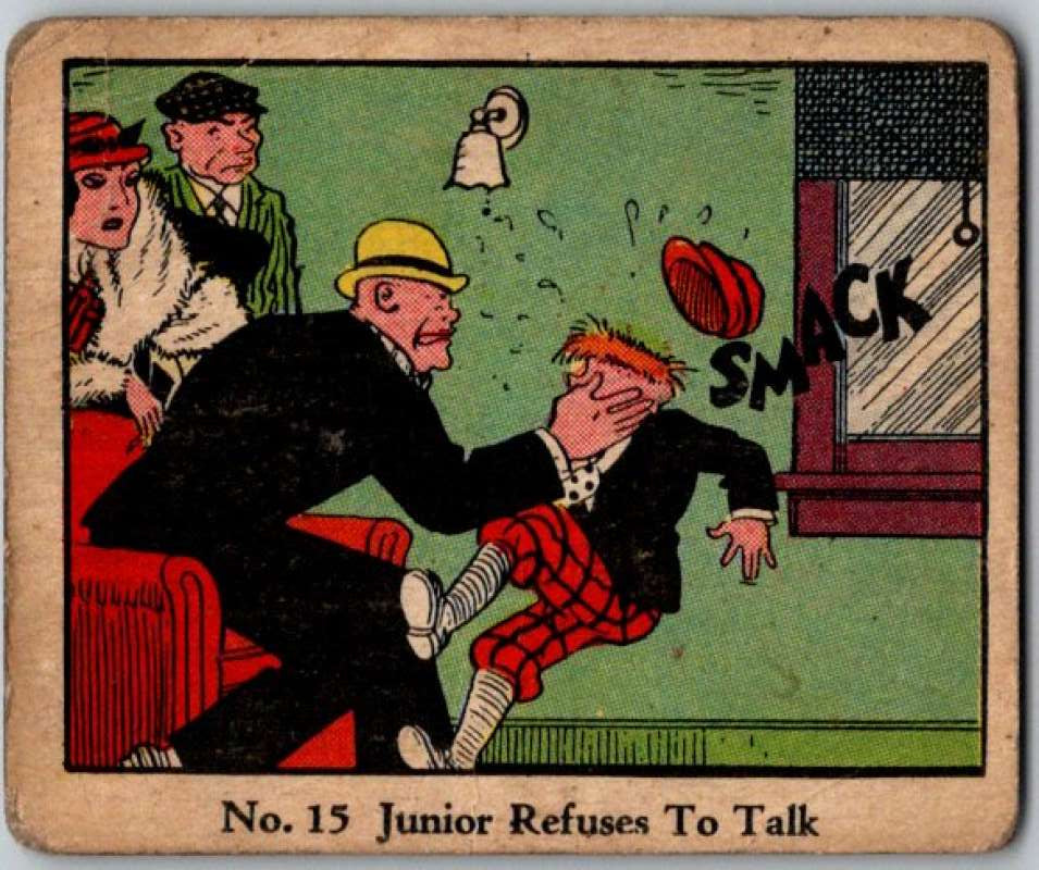 1937 Caramels Dick Tracy #15 Junior Refuses To Talk   V36145