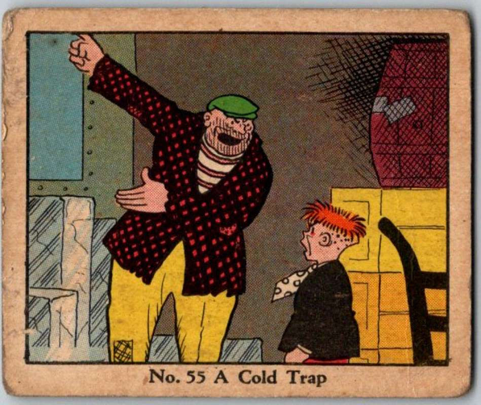 1937 Caramels Dick Tracy #55 A Cold Trap   V36167