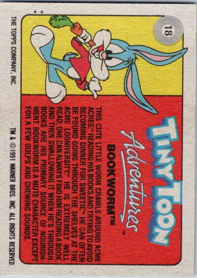 1991 Tiny Toon Adventure #18 Bookworm  V36201
