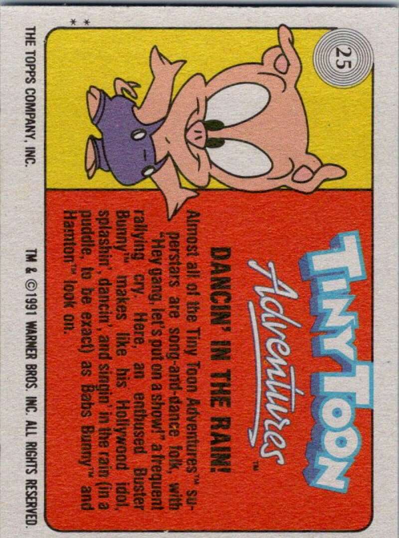 1991 Tiny Toon Adventure #25 Dancin' in the Rain  V36204