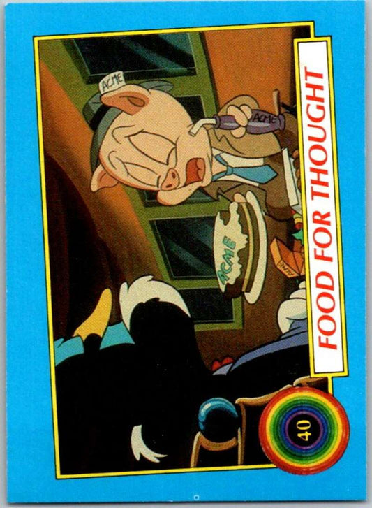 1991 Tiny Toon Adventure #40 Food for Thought  V36219