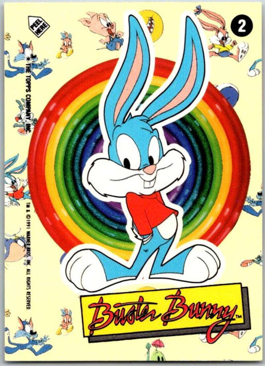 1991 Tiny Toon Adventure Sticker #2 Buster Bunny  V36241