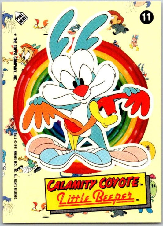 1991 Tiny Toon Adventure Sticker #11 Calamity Coyote  V36247
