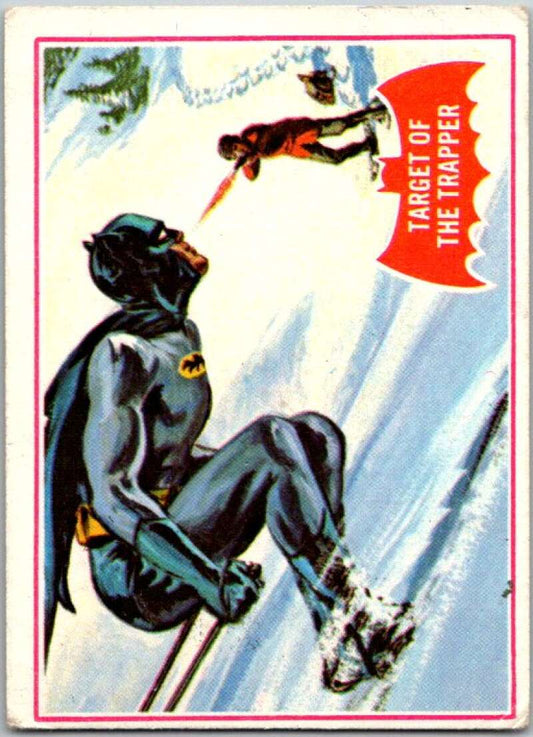 1966 Topps Batman Series Red Bat #4 Target of the Trapper   V36285