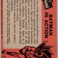 1966 Topps Batman Black Bat #15 Batman in Action   V36438