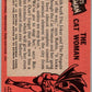 1966 Topps Batman Black Bat #25 The Cat Woman   V36456