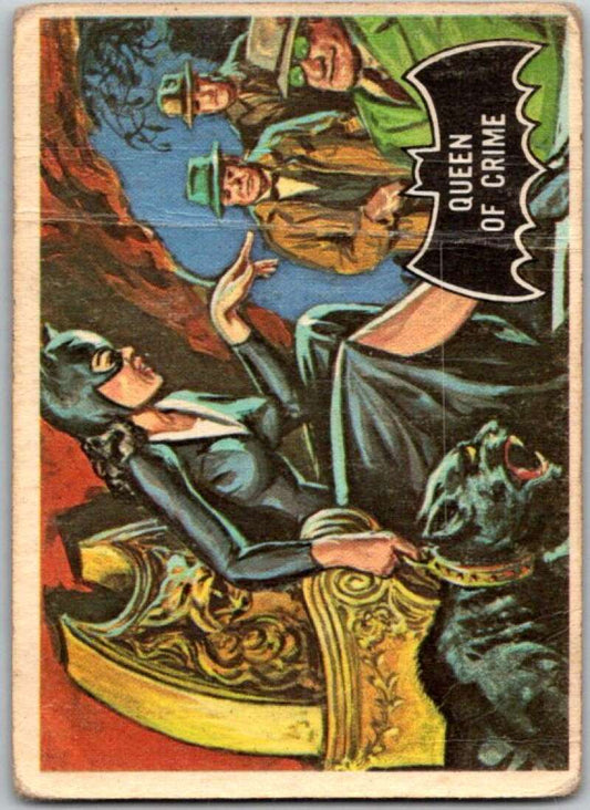 1966 Topps Batman Black Bat #26 Queen of Crime   V36457