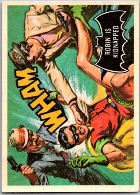 1966 Topps Batman Black Bat #29 Robin is Kidnapped   V36460