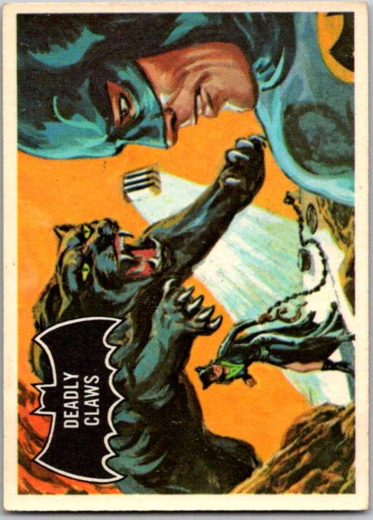 1966 Topps Batman Black Bat #34 Deadly Claws   V36471