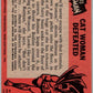 1966 Topps Batman Black Bat #35 Cat Woman Defeated   V36472