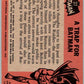 1966 Topps Batman Black Bat #37 A trap for Batman   V36476