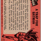 1966 Topps Batman Black Bat #37 A trap for Batman   V36477