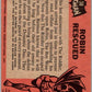 1966 Topps Batman Black Bat #38 Robin Rescued   V36479