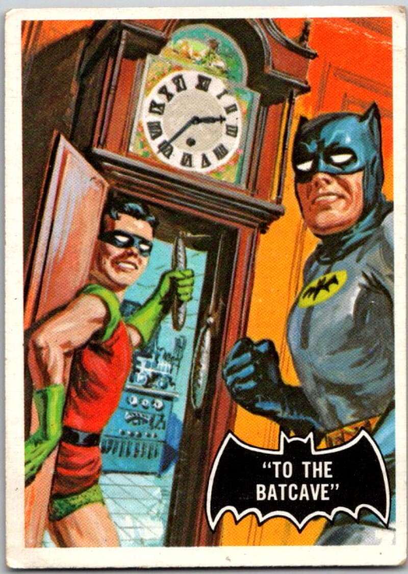 1966 Topps Batman Black Bat #39 To the Batcave   V36481