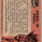 1966 Topps Batman Black Bat #42 Robin in Peril   V36486