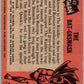 1966 Topps Batman Black Bat #43 The Bat-gasmask   V36488