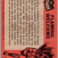 1966 Topps Batman Black Bat #51 Flaming Welcome   V36504