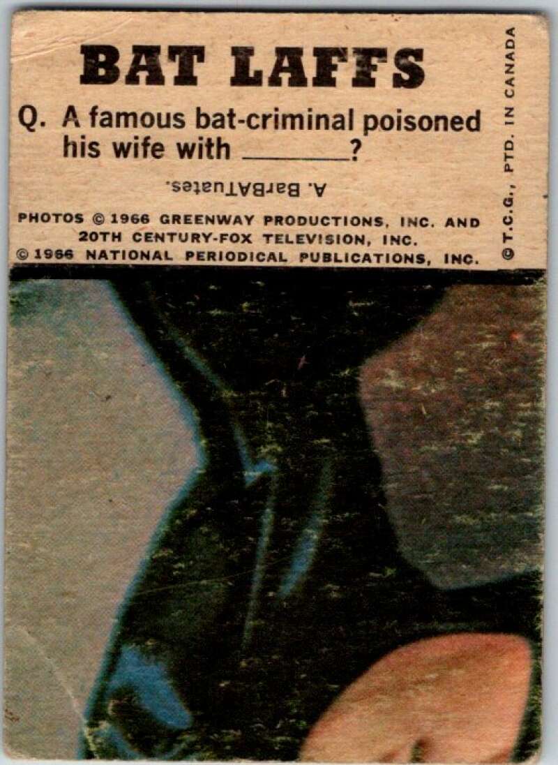 1966 Topps Batman Laffs #53 Batman   V36271