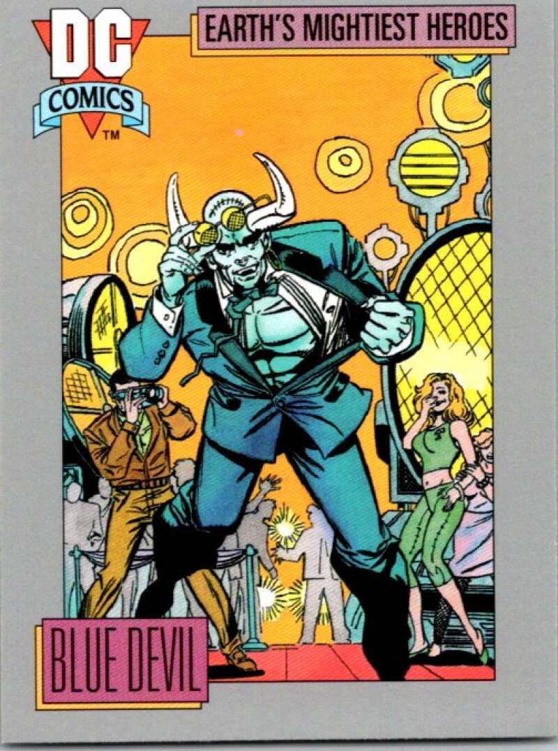 1991 Impel DC Comics #37 Blue Devil  V36544