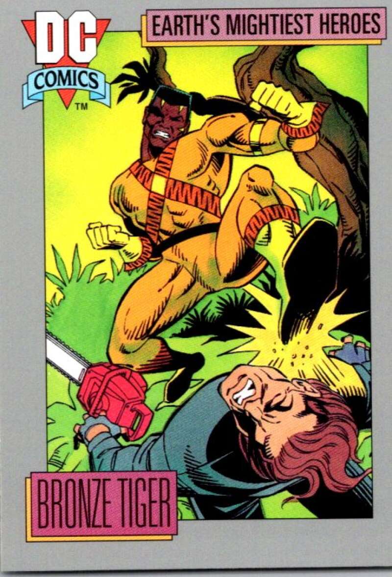 1991 Impel DC Comics #39 Bronze Tiger  V36546