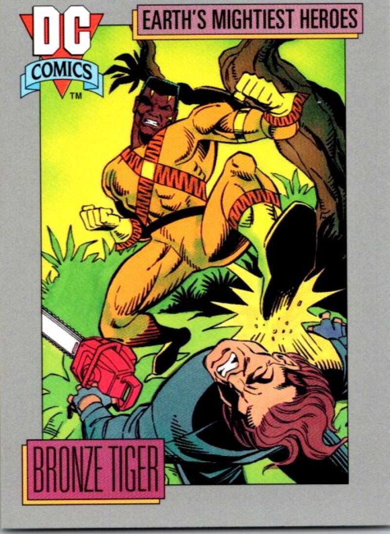 1991 Impel DC Comics #39 Bronze Tiger  V36547