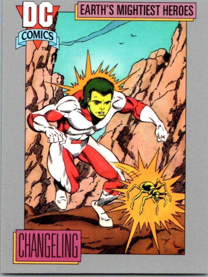 1991 Impel DC Comics #40 Changeling  V36549