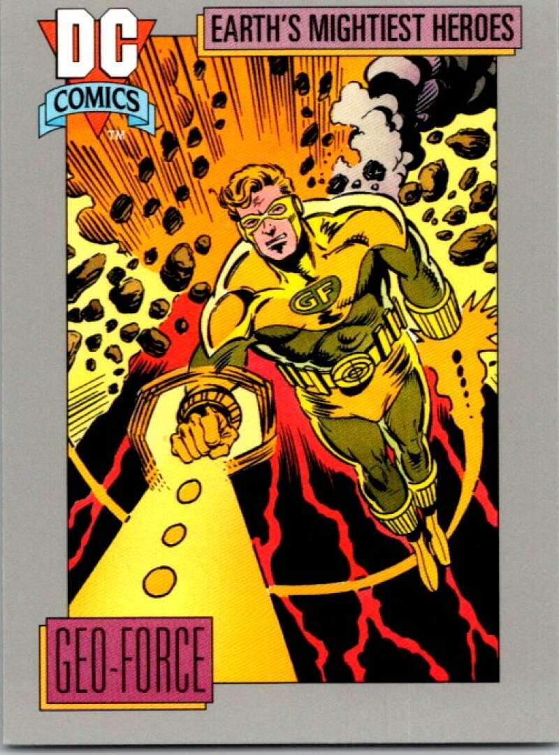 1991 Impel DC Comics #52 Geo-Force  V36558