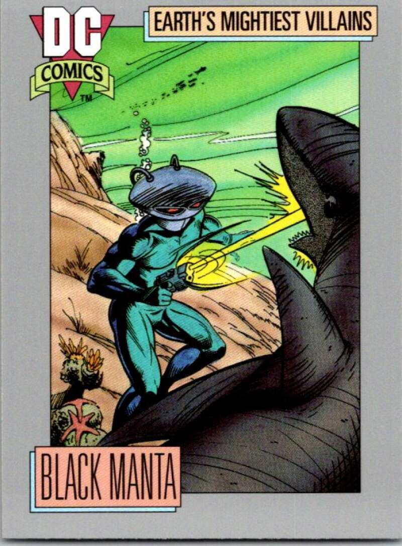 1991 Impel DC Comics #81 Black Manta  V36591