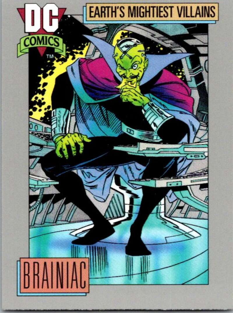1991 Impel DC Comics #84 Brainiac  V36597
