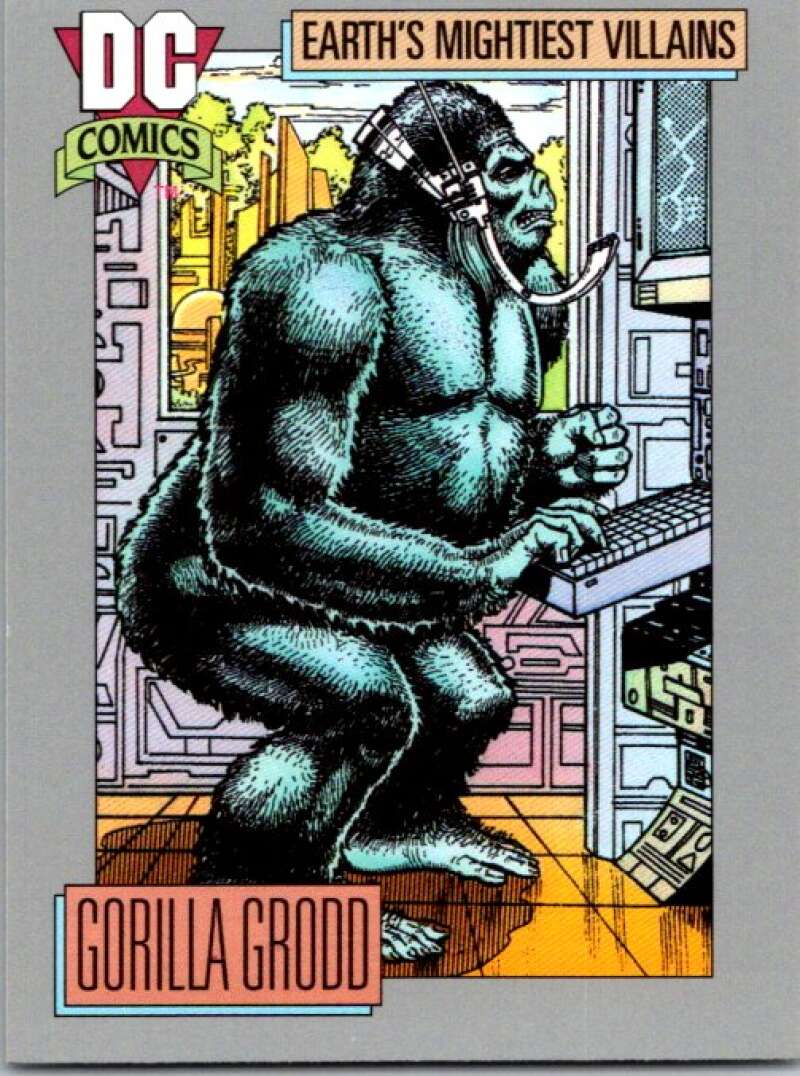 1991 Impel DC Comics #96 Gorilla Grodd  V36612