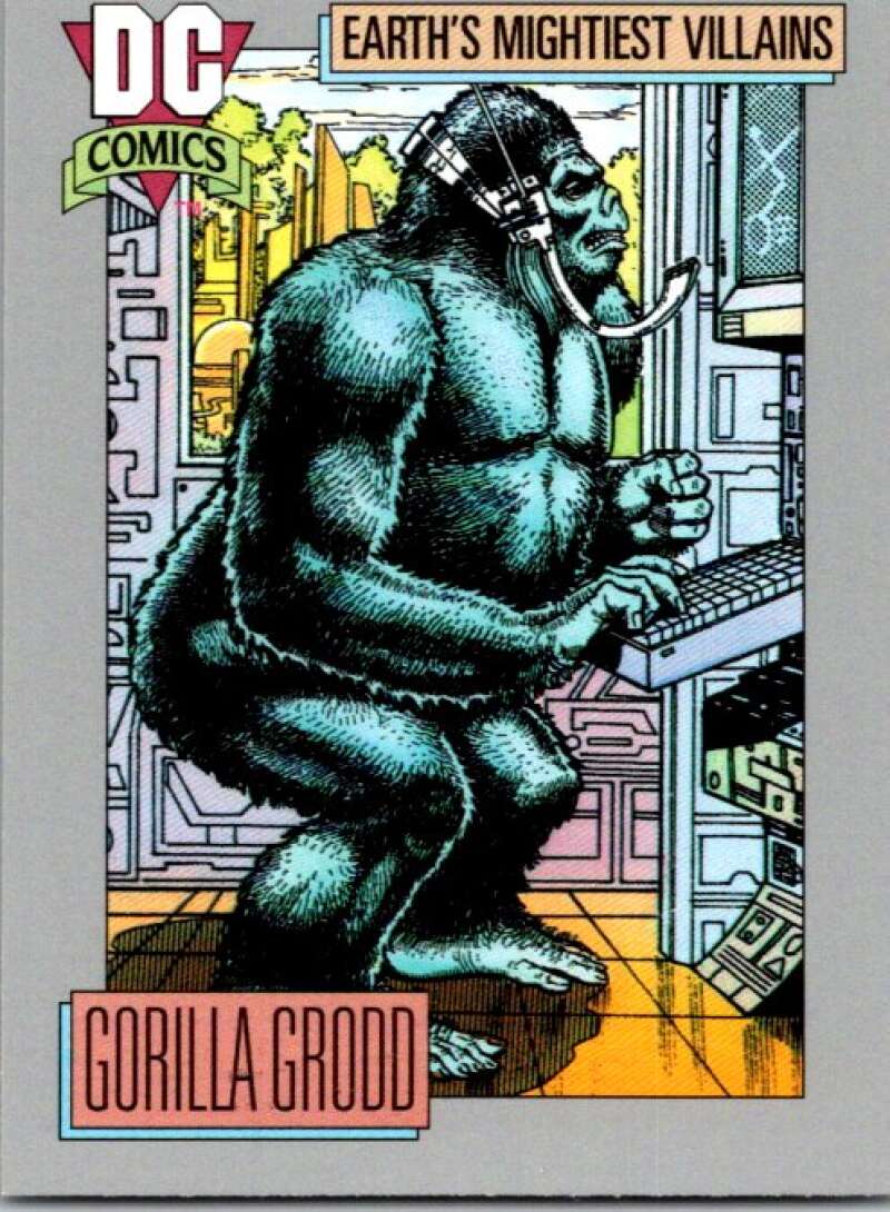 1991 Impel DC Comics #96 Gorilla Grodd  V36613