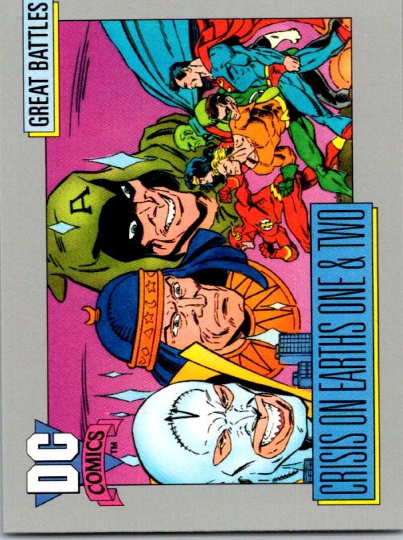1991 Impel DC Comics #142 Crisis on Earths One & Two  V36673